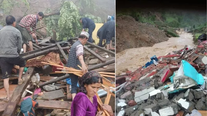 बारिश बनी मौत का कारण: जामताड़ा में घर ढहने से दादी-पोते की दुखद मौत