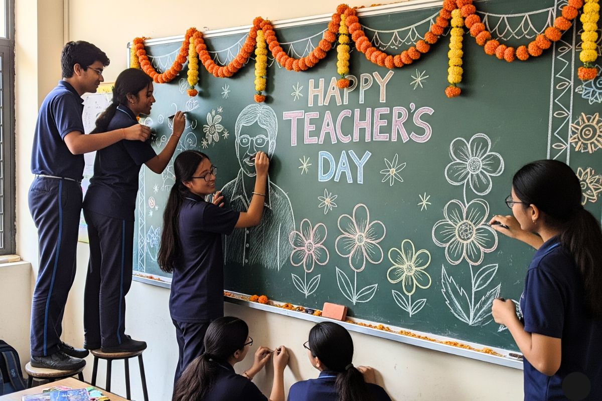 Teachers’ Day 2025: आर्ट, क्राफ्ट और कोट्स से ऐसे सजाएं ब्लैकबोर्ड, बनें सबकी तारीफ का कारण
